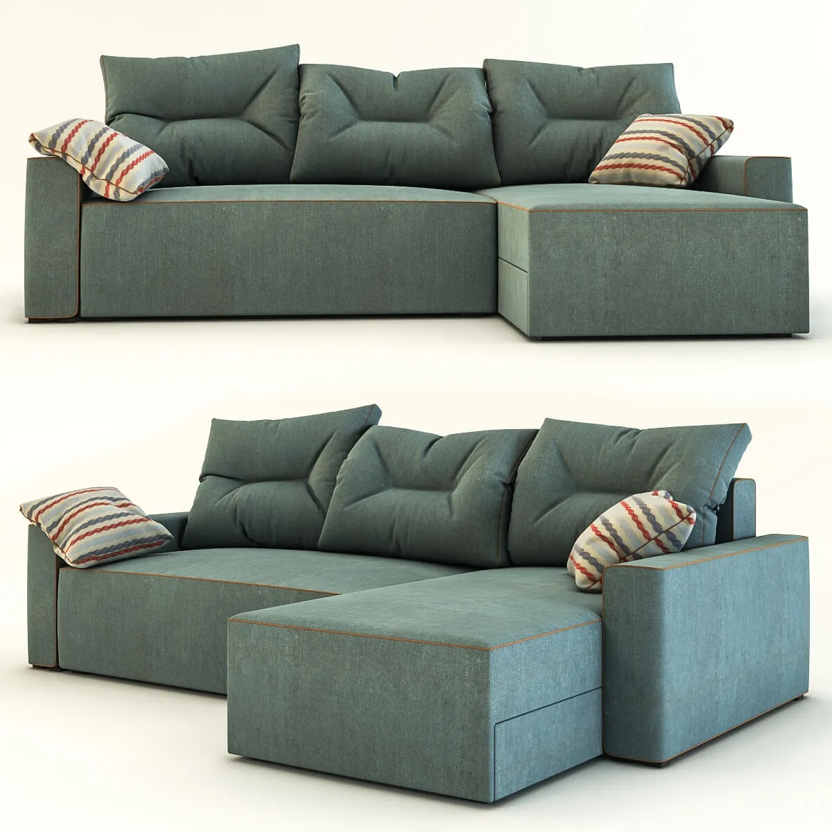 furniture – Corner sofa 3ds Max