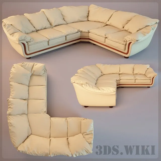 furniture – Corner sofa 3ds Max