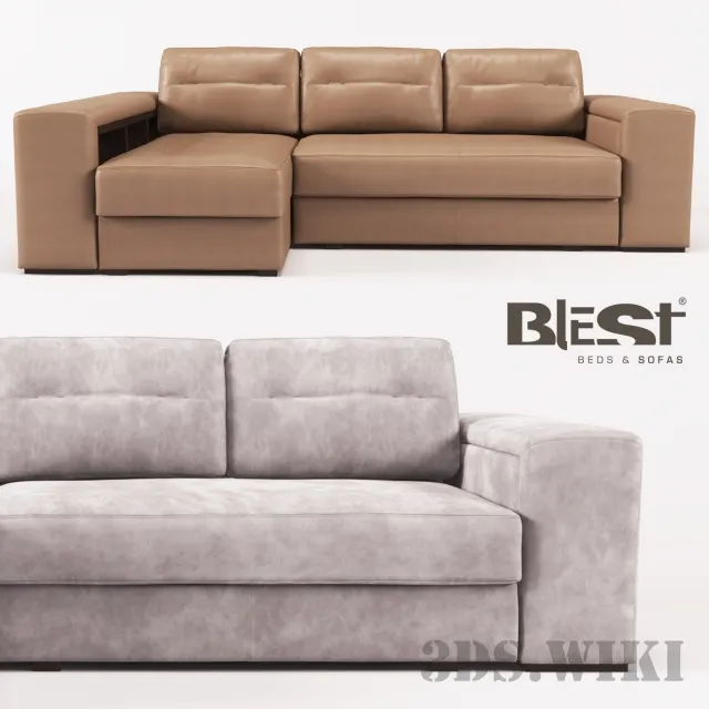 furniture – Corner sofa Barry (BKHR-AMR-2TML-BML) from Blest TM 3ds Max