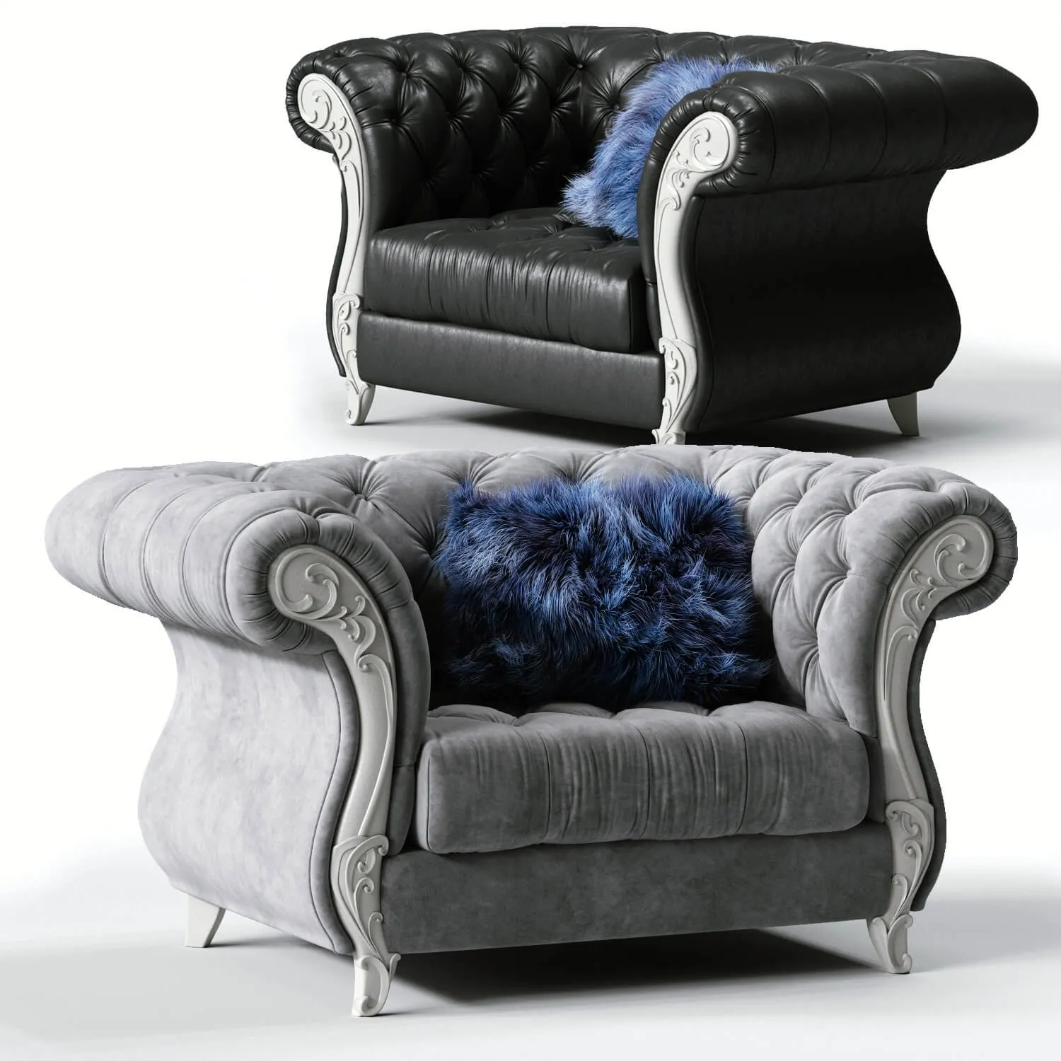 furniture – CorteZari Gabriel  armchair 3ds Max