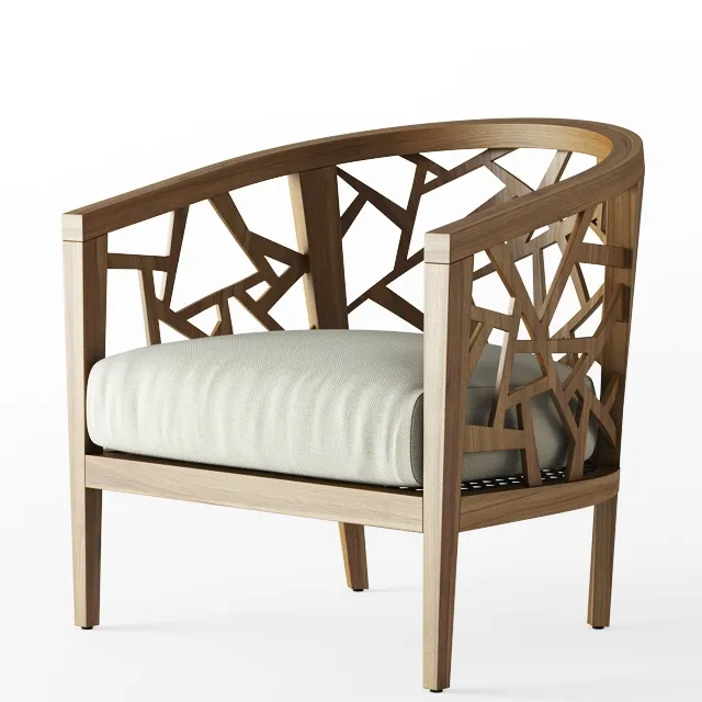 furniture – Crate and Barrel  Ankara chair 3ds Max