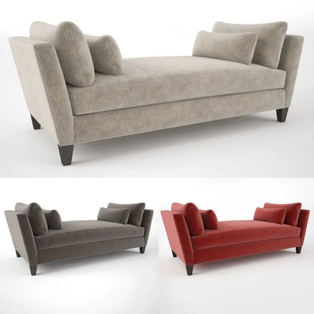 furniture – Crate and Barrel Marlowe daybed sofa 3ds Max