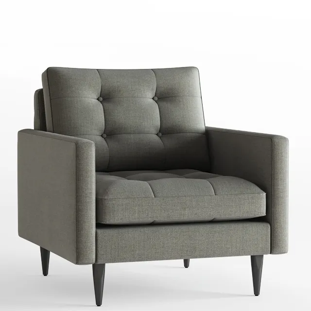 furniture – Crate and Barrel Petrie armchair 3ds Max