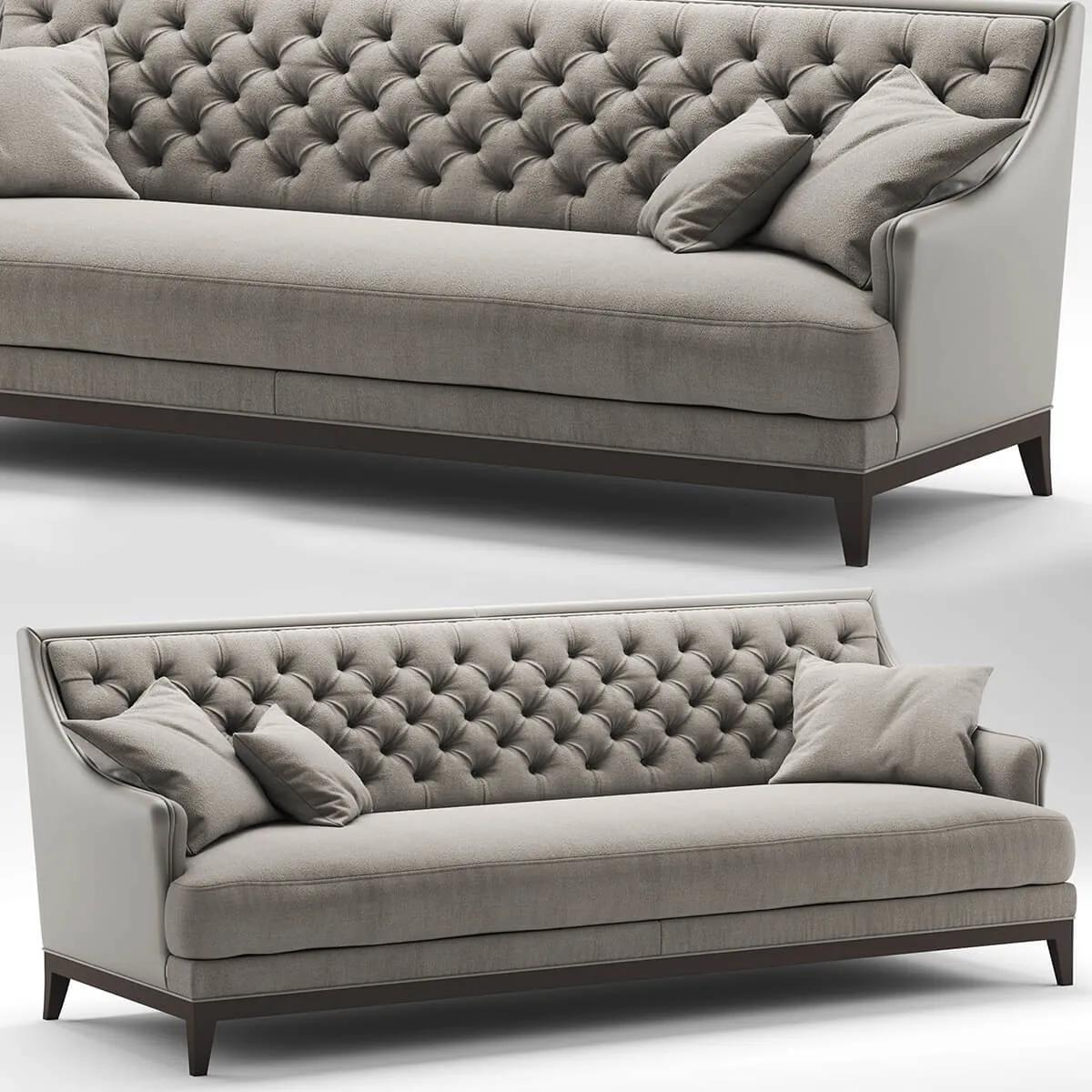 furniture – Crate and Barrel sofa set 02 3ds Max