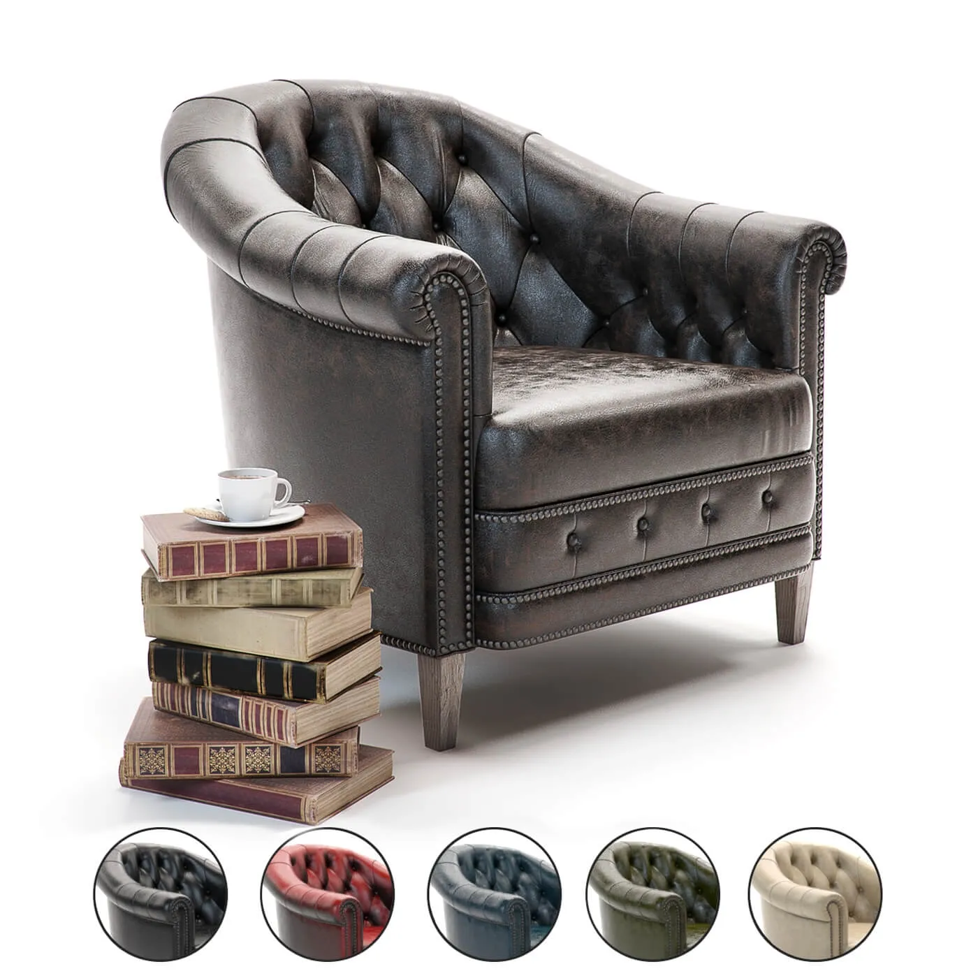 furniture – Curations Limited Chambery armchair 3ds Max
