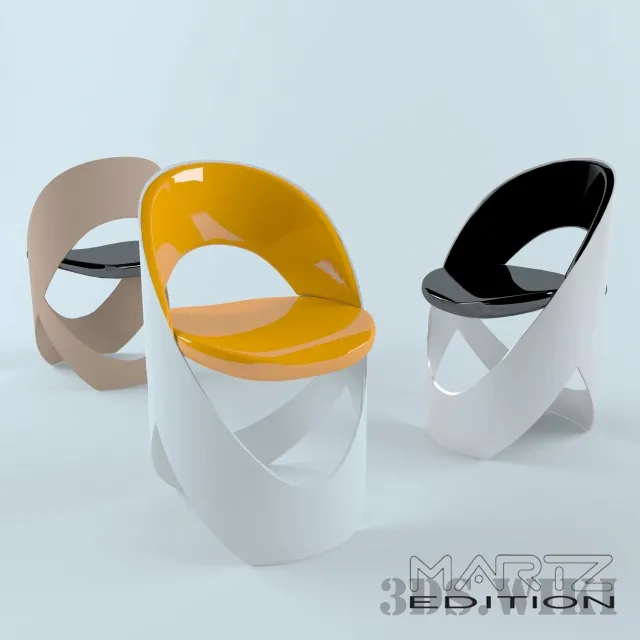 furniture – Дизайнерский стулья Martz Edition 3ds Max