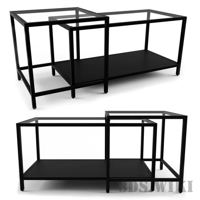 furniture – Комплект столов Витшё Икеа 3ds Max