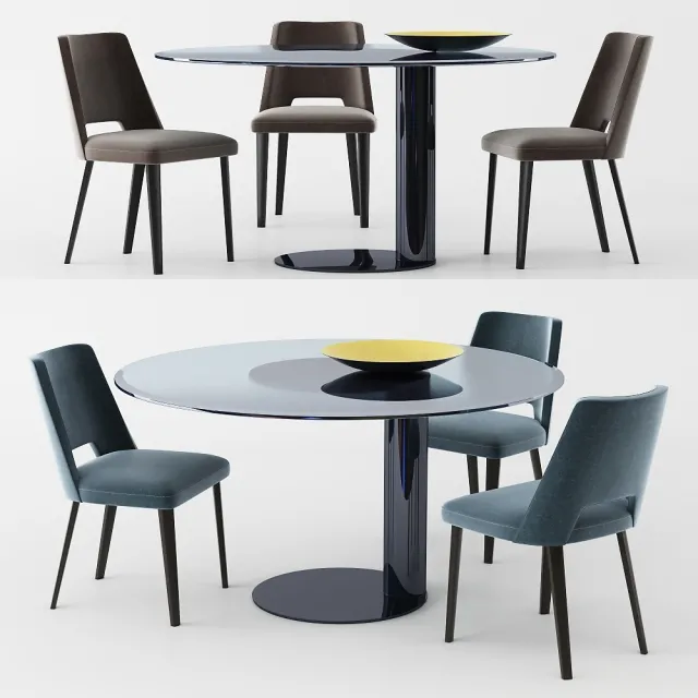 furniture – Стол Gallotti Radice  и стул Oto Thea 3ds Max