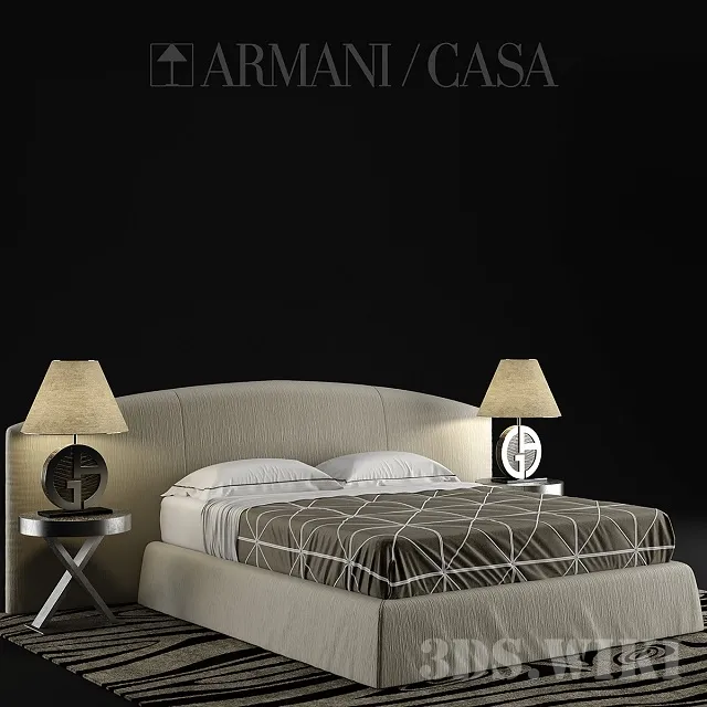 furniture – Dandy Armani Casa bed 3ds Max