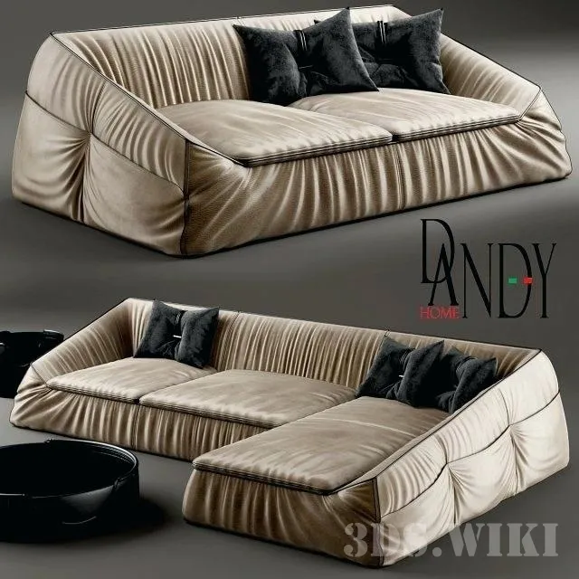 furniture – Dandy Home Suite Sofa 3ds Max