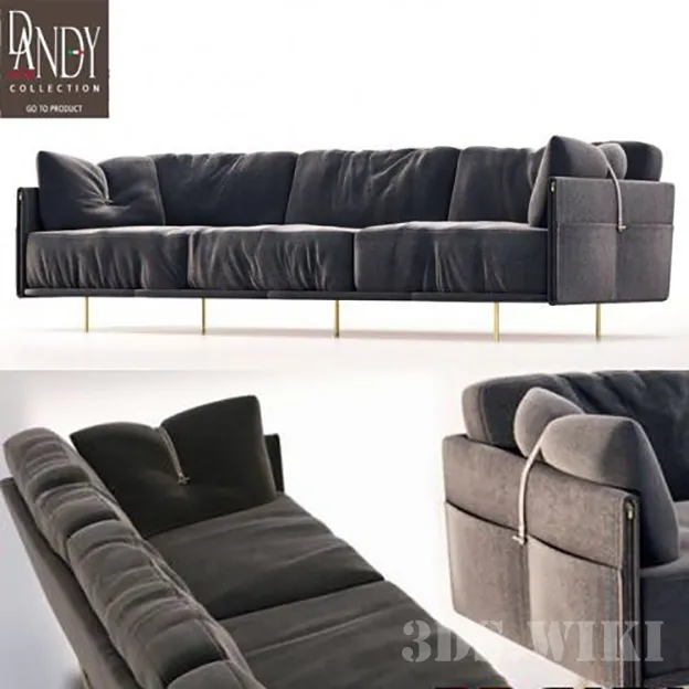 furniture – Dandy Jack Sofa 3ds Max