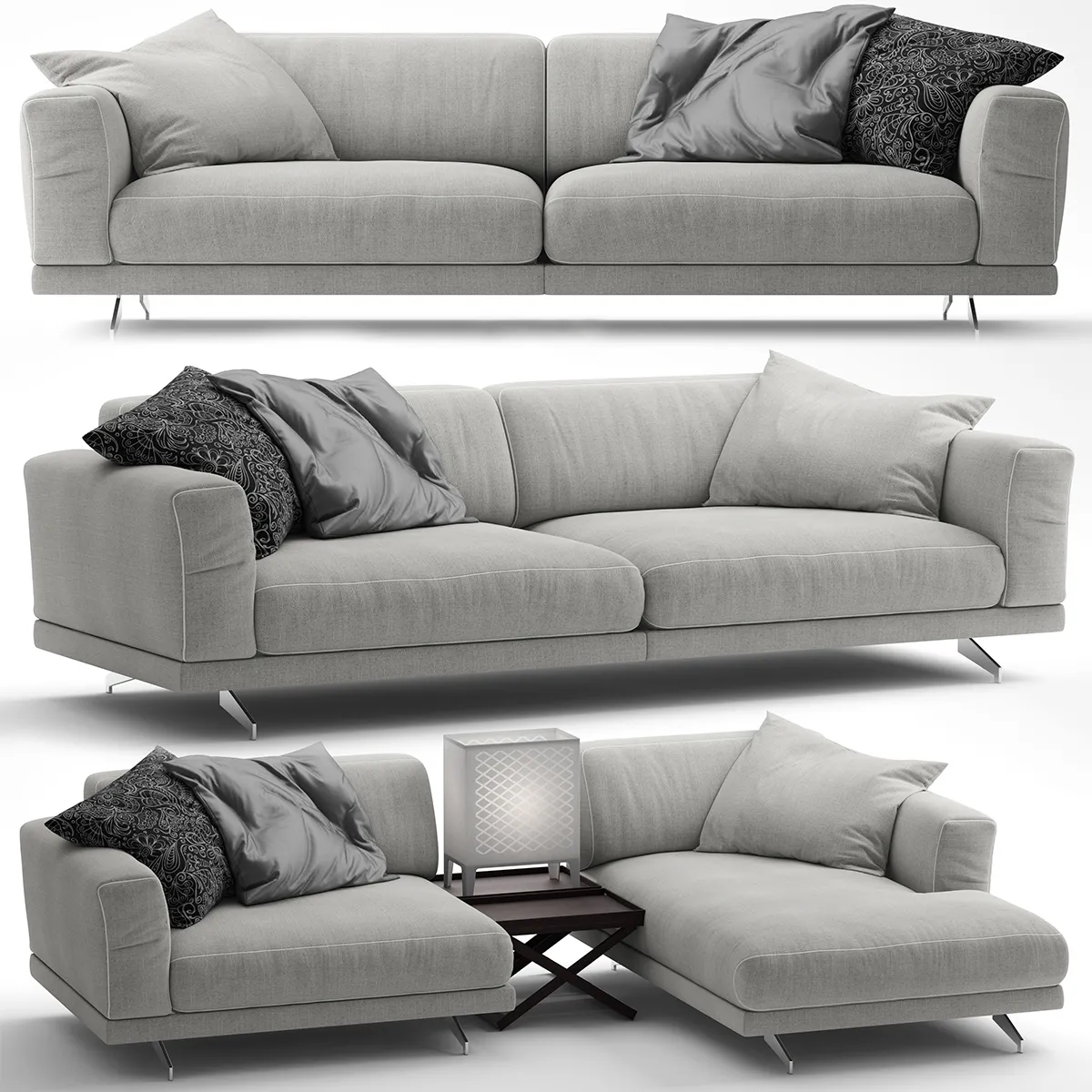 furniture – Dantone Home Leamington sofa 2 3ds Max