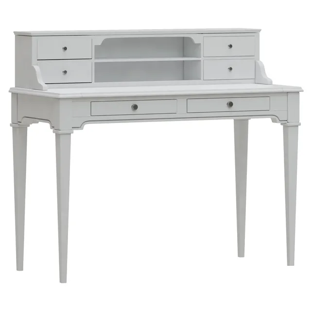 furniture – Dantone Home oxford desk with shelves 3ds Max