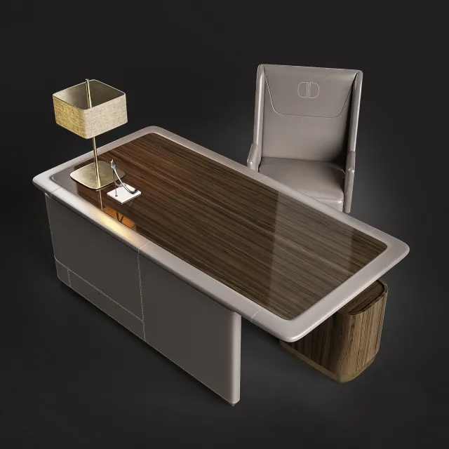 furniture – Daytona armchair Bill Poltrona desk Monica Scrivania 3ds Max