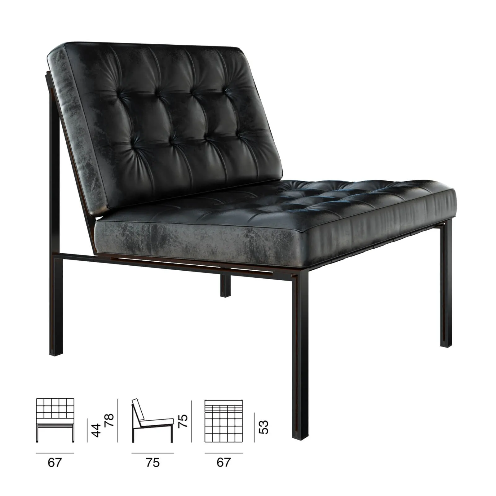 furniture – de Sede chair KT-2211 3ds Max