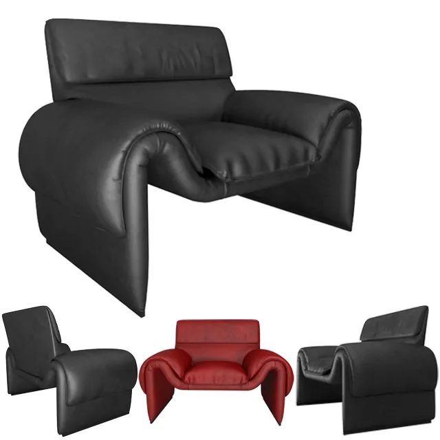 furniture – De Sede-ds armchair 3ds Max
