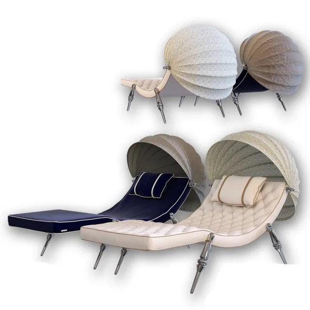 furniture – Deckchair Vissionaire Sveva Dehors 3ds Max