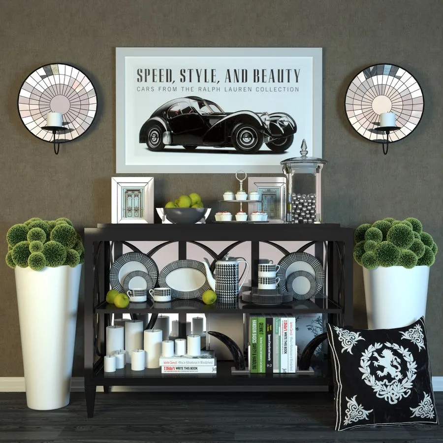 furniture – Decor and console Eichholtz 3ds Max