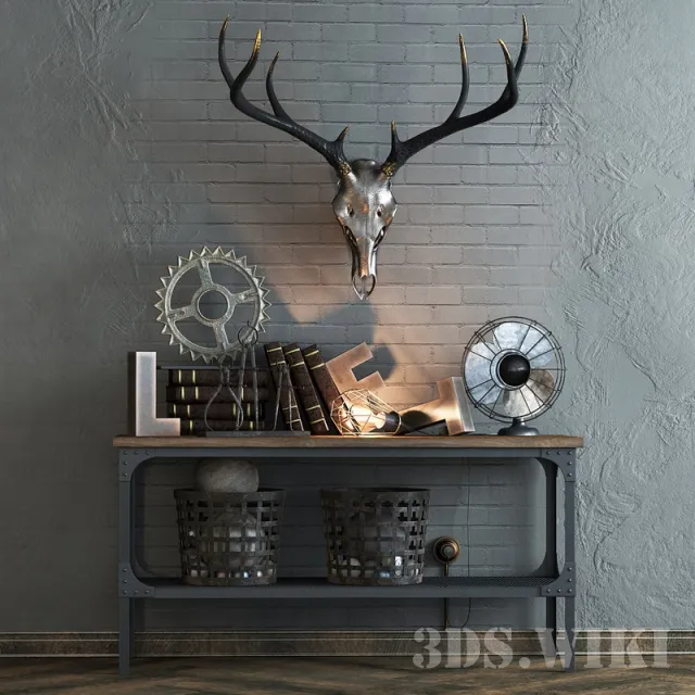 furniture – Decor set 3ds Max