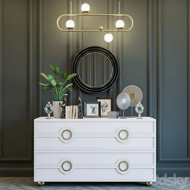 Furniture & decor set 3dsMax Model