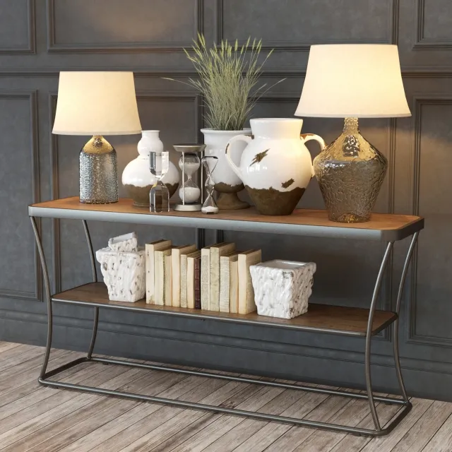 furniture – Decor Set POTTERYBARN 2 3ds Max