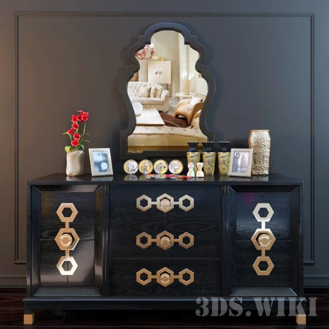 furniture – Decorative set 3ds Max