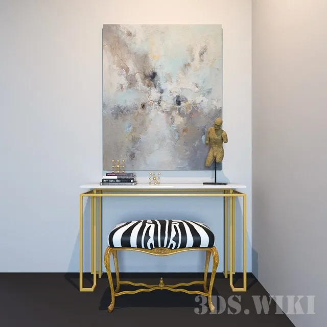 furniture – Decorative set for interiors 3ds Max