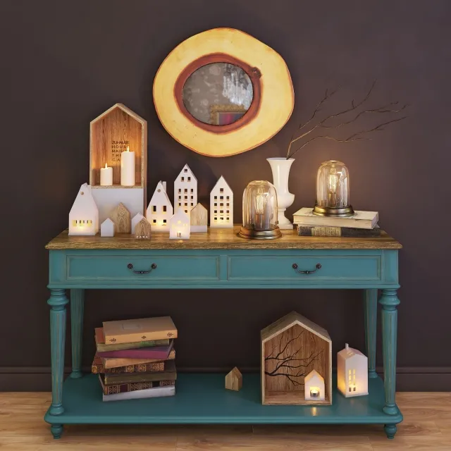 furniture – Decorative Set ‘House vintage’ 3ds Max