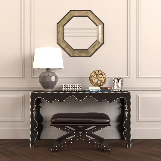 furniture – Decorative set in eclectic style 3ds Max