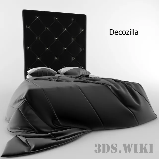 furniture – Decozilla Home bed 3ds Max