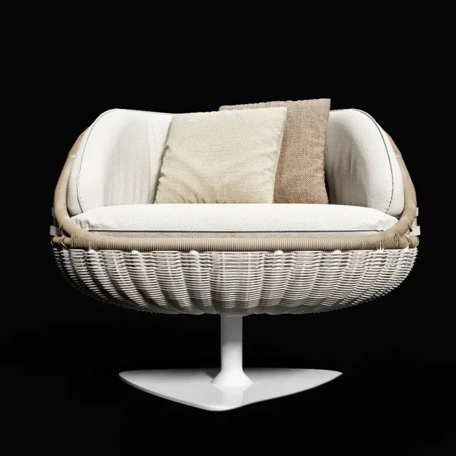 furniture – Dedon Swingrest armchair 3ds Max