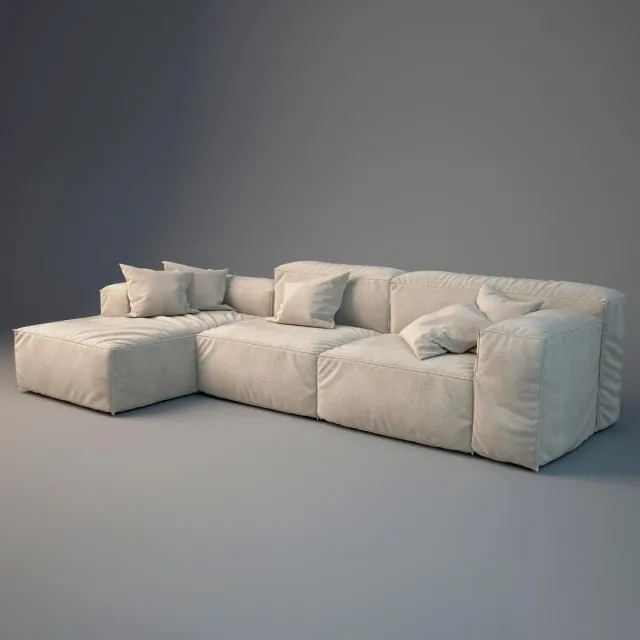 furniture – Delano Pianca sofa 3 3ds Max