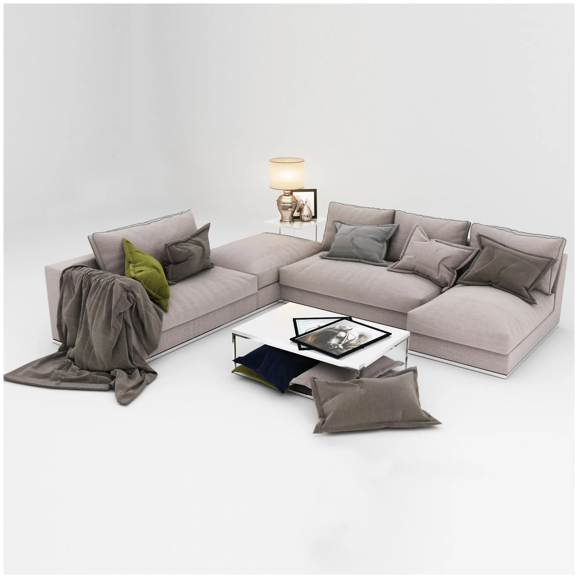 furniture – Delano Pianca sofa 8 3ds Max