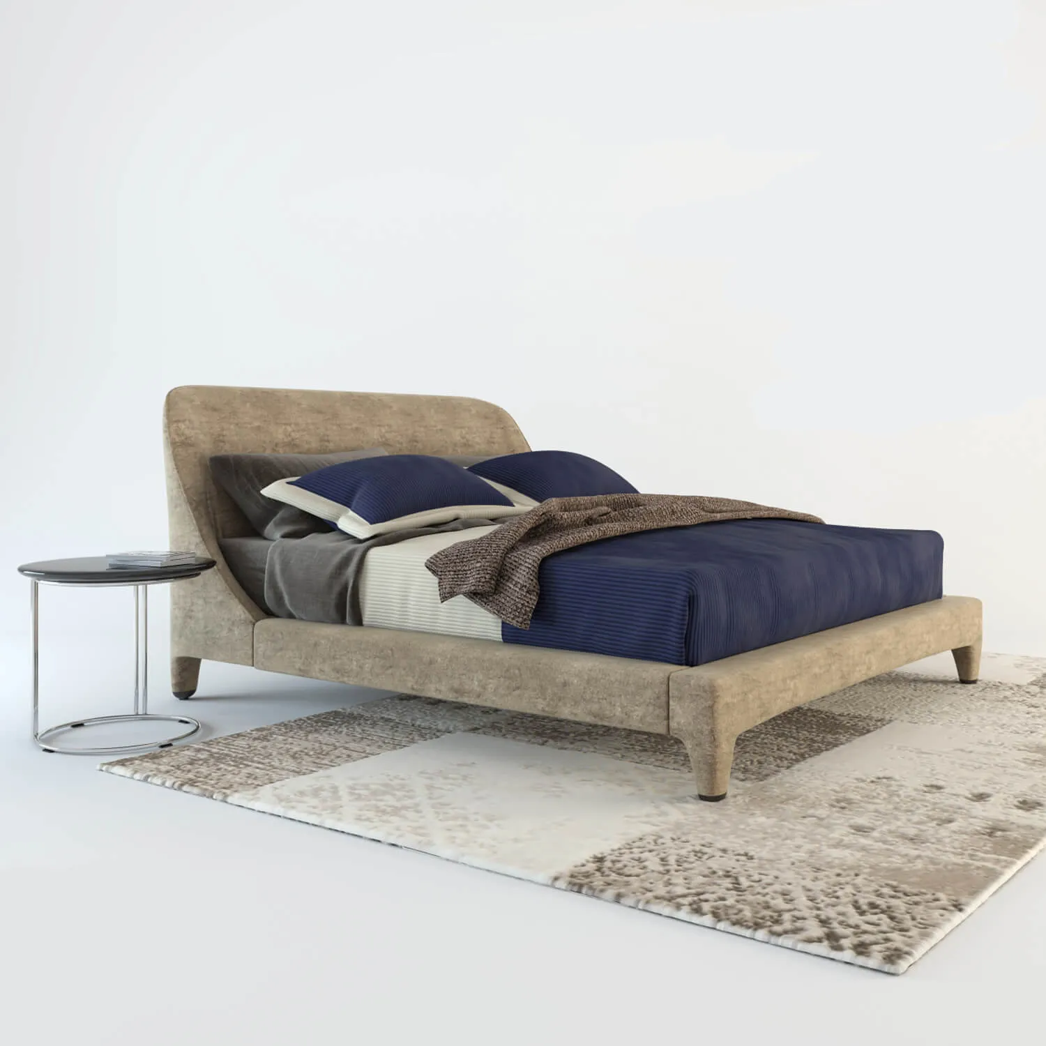 furniture – Delta Round IL bed 08 3ds Max