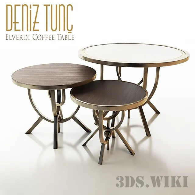 furniture – Deniz Tunc Elverdi table 3ds Max