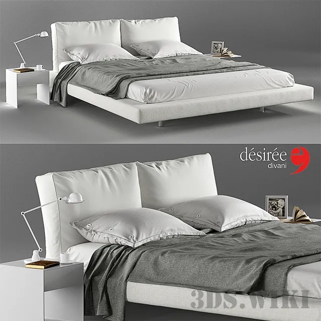 furniture – Desiree Ozium bed 3ds Max