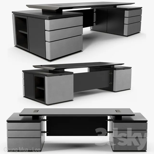 FURNITURE – DESK – 3D MODELS – 3DS MAX – FREE DOWNLOAD – 8160