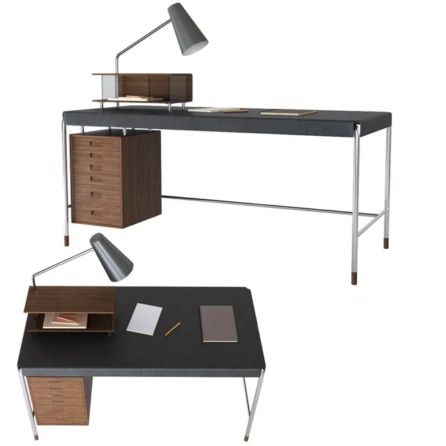 furniture – Desk Loft Society Table Carl Hansen and Son 3ds Max