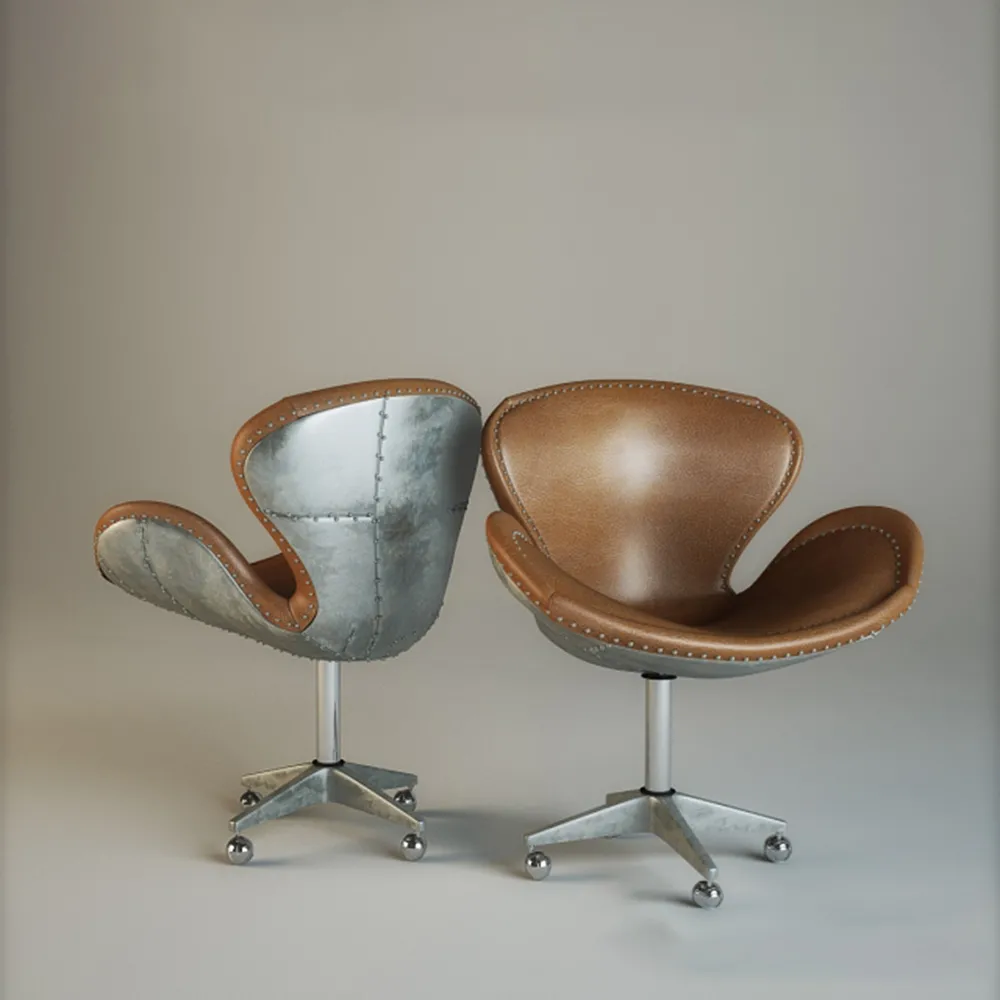 furniture – Devon Spitfire Leather Chair 3ds Max