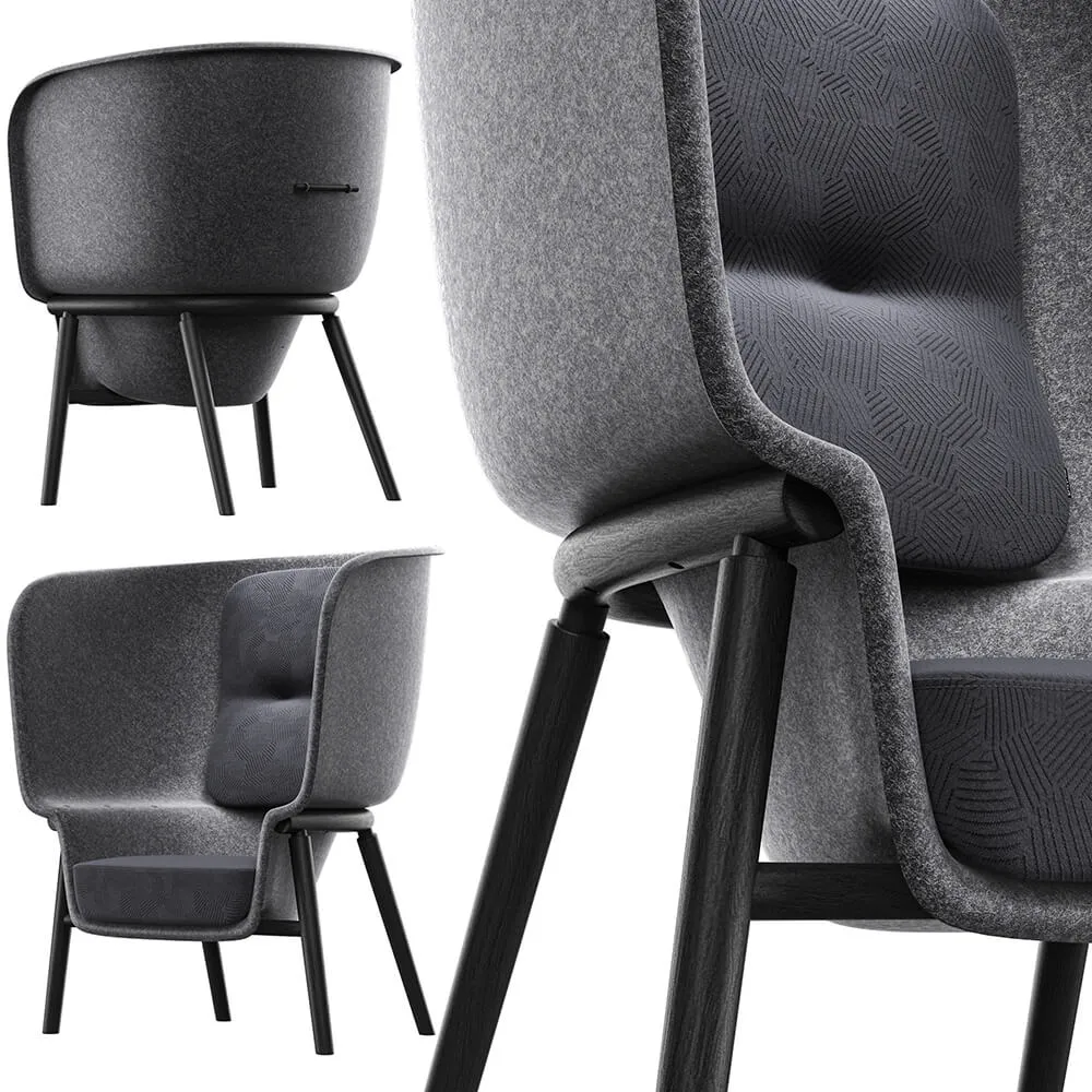 furniture – DeVorm Pod chair 3ds Max