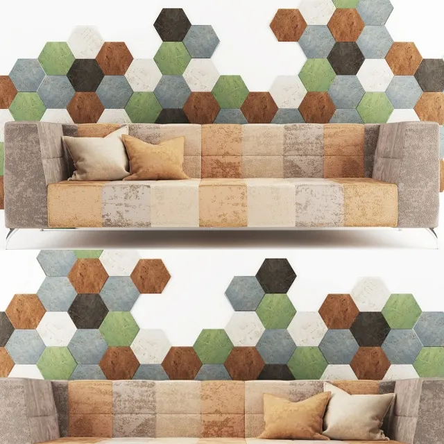 furniture – Dialma brown sofa 3ds Max