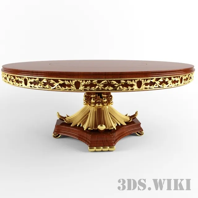 furniture – Dining round table Matisse factory Jumbo Italy 3ds Max