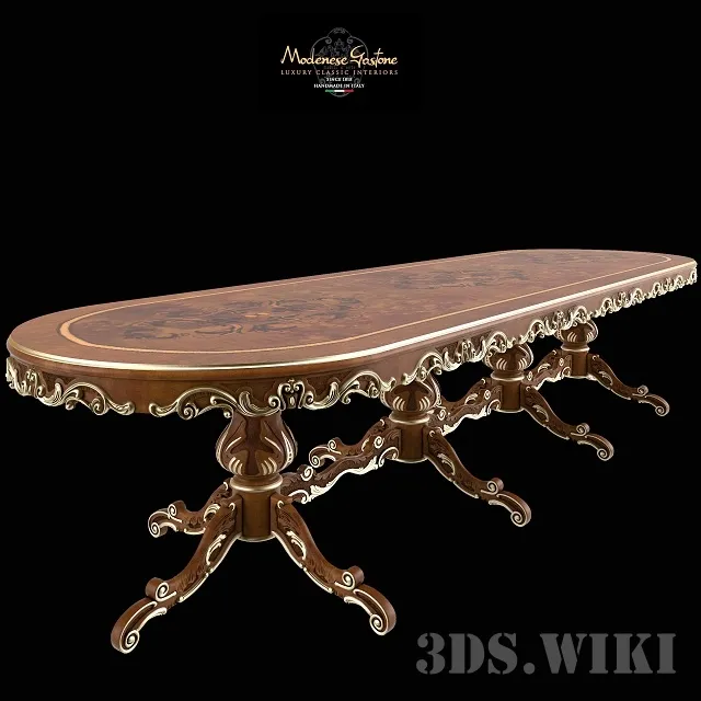 furniture – Dining table 12137 Modenese Gastone 3ds Max