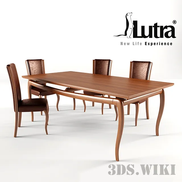 furniture – Dining Table and Chairs 3ds Max