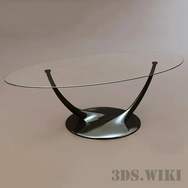 furniture – Dining table Cattelan Italia Coral 3ds Max