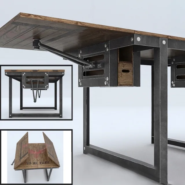 furniture – Dining table convertible Phoenix 3ds Max