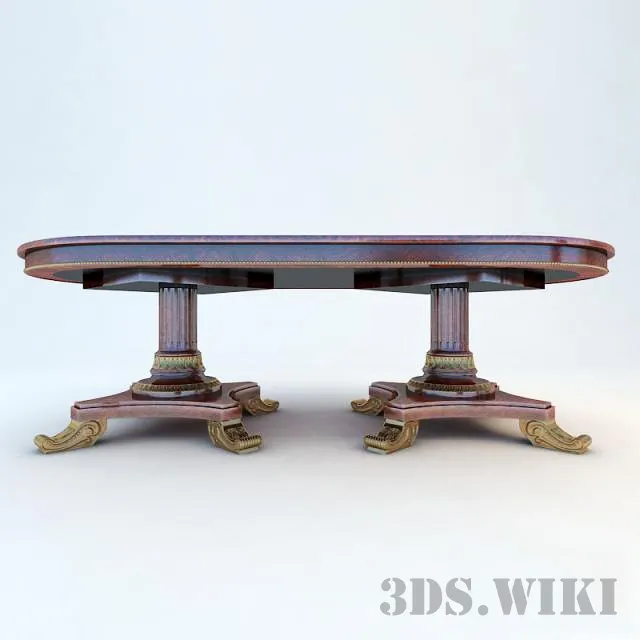furniture – Dining table Francesco Molon F45.03 3ds Max