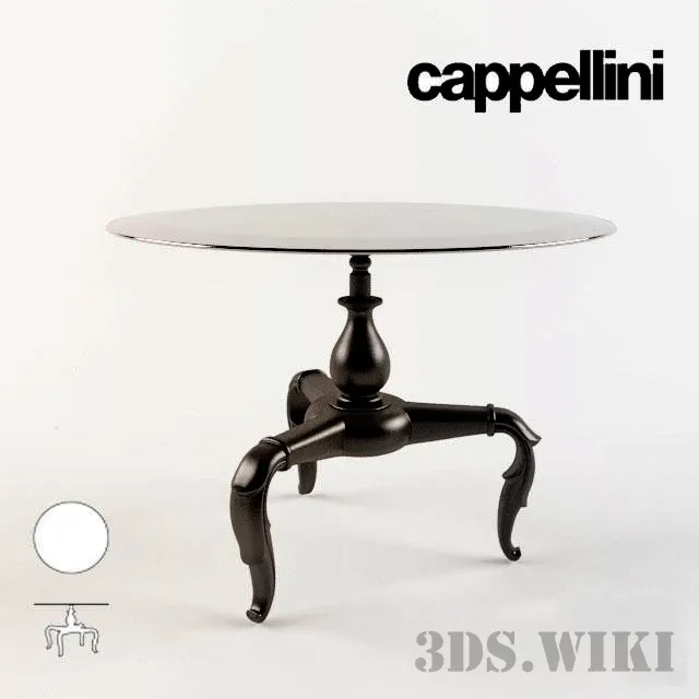 furniture – Dining table New Antiques Restaurant Table by Cappellini 3ds Max
