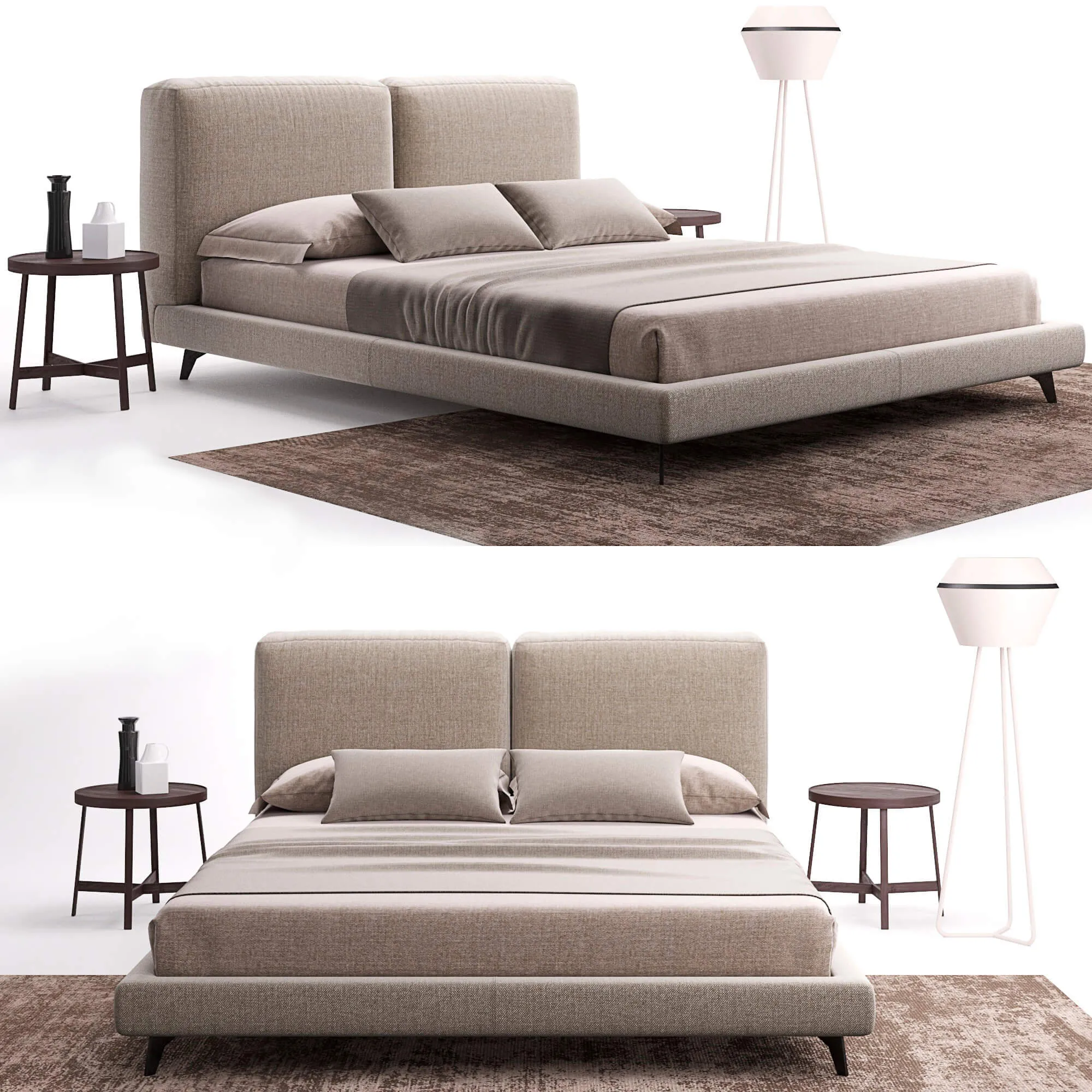 furniture – Ditre Italia bed 3 3ds Max