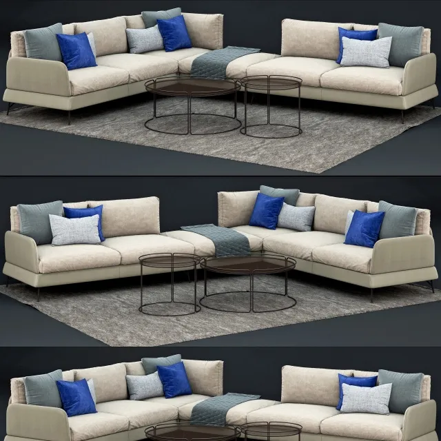 furniture – Ditre Italia Jasper Canapé sofa 3ds Max